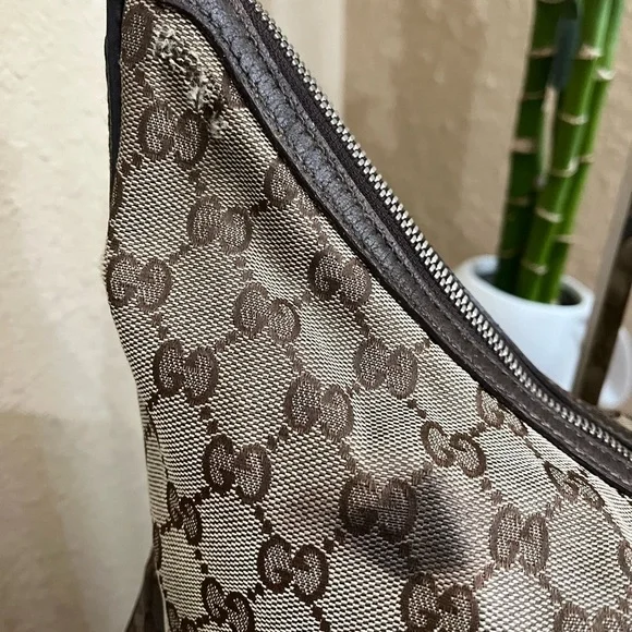 GUCCI CANVAS MONOGRAM HOBO - Picture 9 of 16